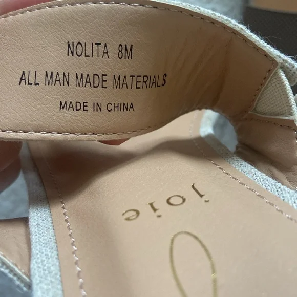 Joie Nolita SIZE 8 Linen Sandal - Picture 7 of 11
